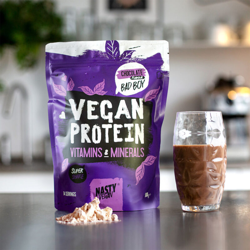 Chocolate vegan protein power