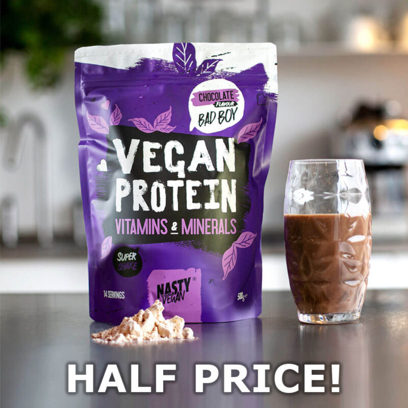 half price vegan protein powder