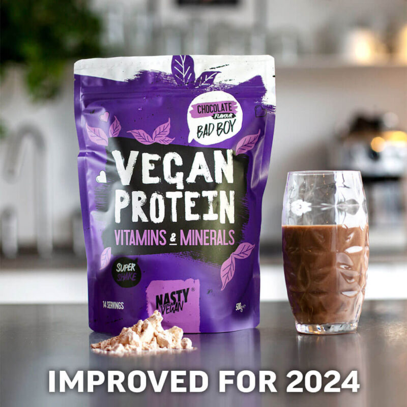 Chocolate vegan protein power 2024